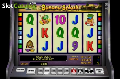 Οθόνη2. Banana Splash Κουλοχέρης 