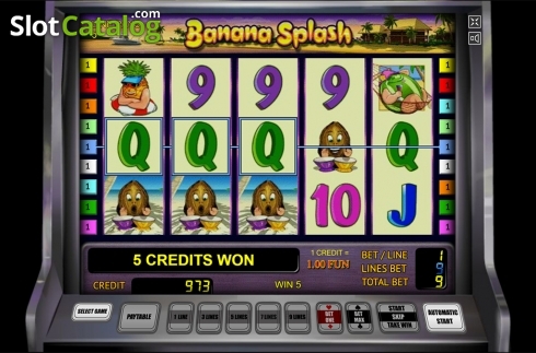 Οθόνη3. Banana Splash Κουλοχέρης 