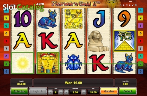 Οθόνη3. Pharaoh's Gold II Κουλοχέρης