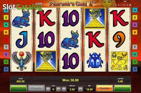 Οθόνη4. Pharaoh's Gold II Κουλοχέρης