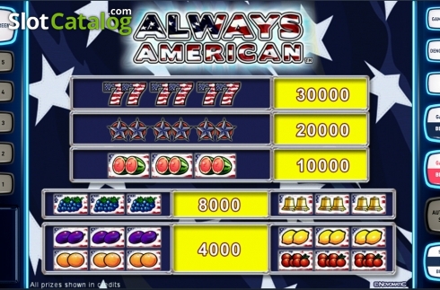 Οθόνη7. Always American Deluxe Κουλοχέρης