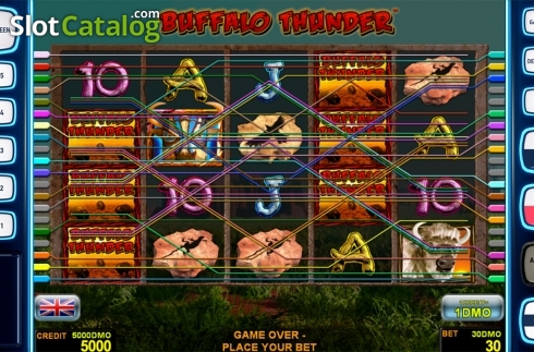 Οθόνη2. Buffalo Thunder Deluxe Κουλοχέρης