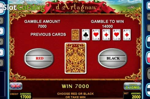Οθόνη6. d'Artagnan Deluxe Κουλοχέρης 
