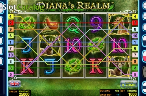 Οθόνη2. Dianas Realm Deluxe Κουλοχέρης