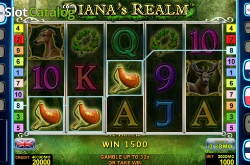 Οθόνη3. Dianas Realm Deluxe Κουλοχέρης