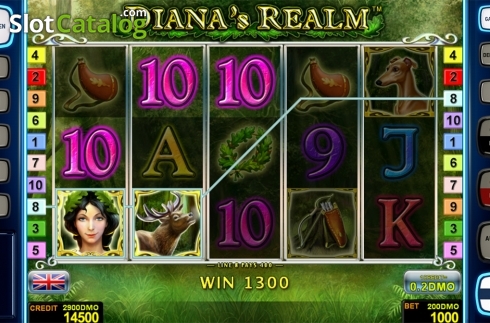 Οθόνη4. Dianas Realm Deluxe Κουλοχέρης