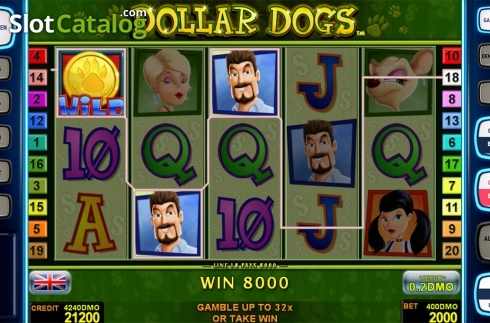 Οθόνη3. Dollar Dogs Deluxe Κουλοχέρης