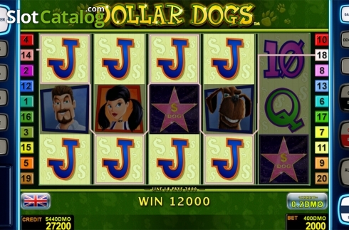 Οθόνη4. Dollar Dogs Deluxe Κουλοχέρης