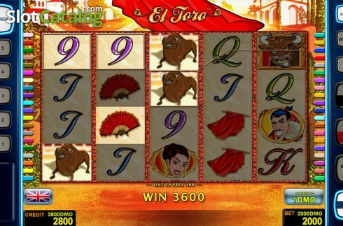 Οθόνη4. El Toro Deluxe Κουλοχέρης