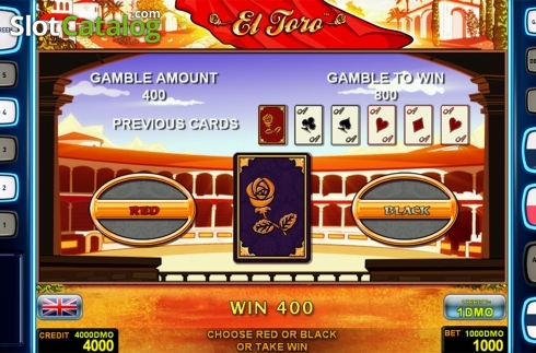Οθόνη5. El Toro Deluxe Κουλοχέρης
