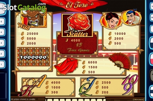 Οθόνη7. El Toro Deluxe Κουλοχέρης