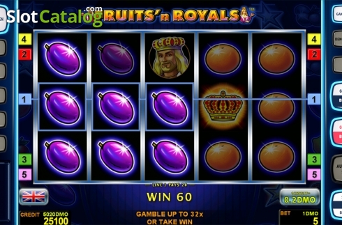 Οθόνη4. Fruits'n Royals Deluxe Κουλοχέρης