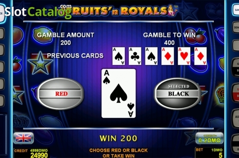 Οθόνη7. Fruits'n Royals Deluxe Κουλοχέρης