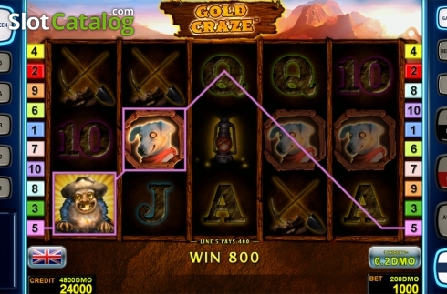 Οθόνη3. Gold Craze Deluxe Κουλοχέρης