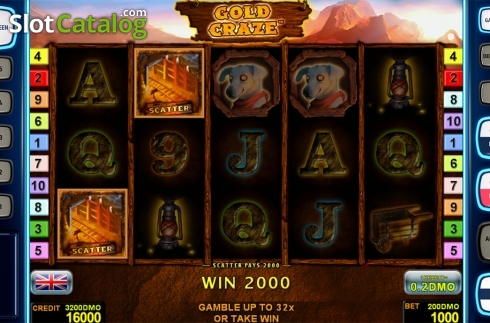 Οθόνη4. Gold Craze Deluxe Κουλοχέρης