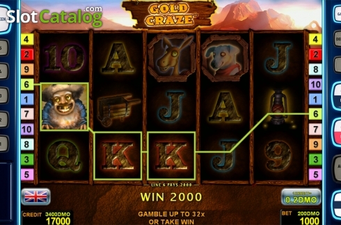 Οθόνη5. Gold Craze Deluxe Κουλοχέρης