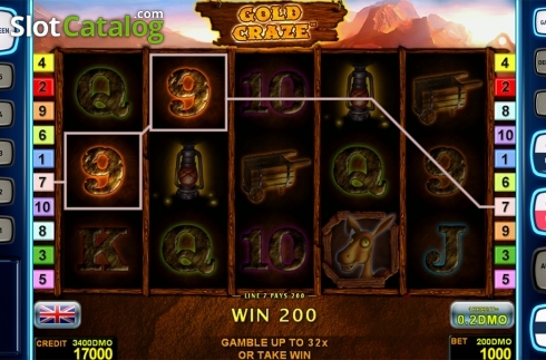Οθόνη6. Gold Craze Deluxe Κουλοχέρης