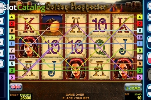 Οθόνη2. Golden Prophecies Deluxe Κουλοχέρης 