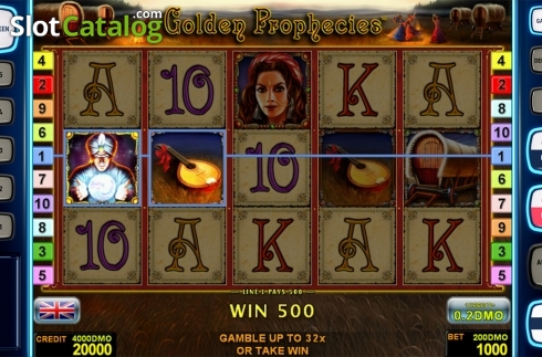 Οθόνη3. Golden Prophecies Deluxe Κουλοχέρης 