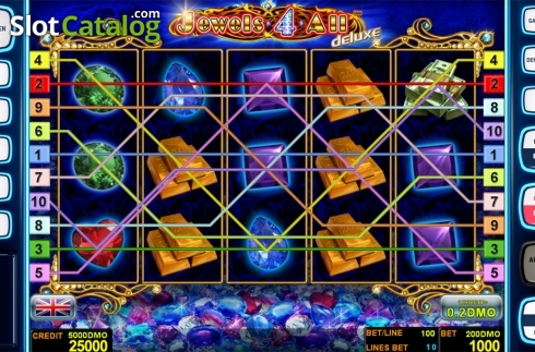 Οθόνη2. Jewels 4 All Deluxe Κουλοχέρης