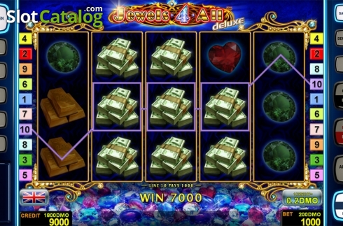 Οθόνη3. Jewels 4 All Deluxe Κουλοχέρης