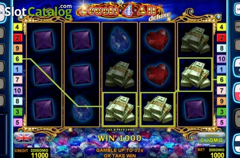 Οθόνη4. Jewels 4 All Deluxe Κουλοχέρης