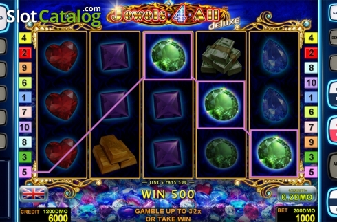 Οθόνη5. Jewels 4 All Deluxe Κουλοχέρης