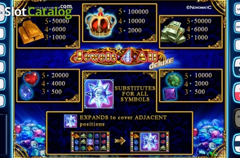 Οθόνη7. Jewels 4 All Deluxe Κουλοχέρης