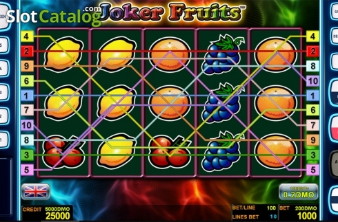 Οθόνη2. Joker Fruits Deluxe Κουλοχέρης 