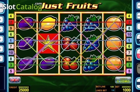 Οθόνη2. Just Fruits Deluxe Κουλοχέρης 