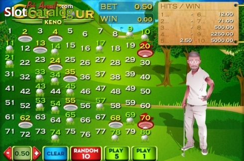 Οθόνη2. Keno Golf Κουλοχέρης 