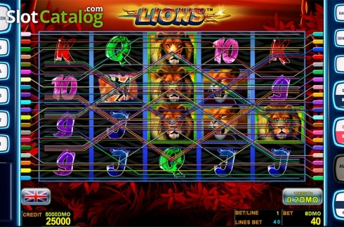 Οθόνη2. Lions Deluxe Κουλοχέρης