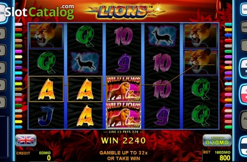 Οθόνη5. Lions Deluxe Κουλοχέρης