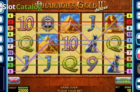 Οθόνη2. Pharaohs Gold 2 Deluxe Κουλοχέρης