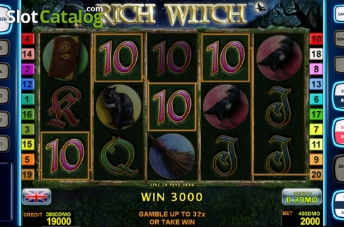 Οθόνη3. Rich Witch Deluxe Κουλοχέρης