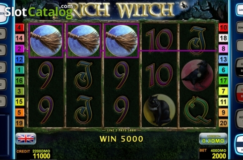 Οθόνη4. Rich Witch Deluxe Κουλοχέρης