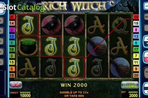 Οθόνη5. Rich Witch Deluxe Κουλοχέρης