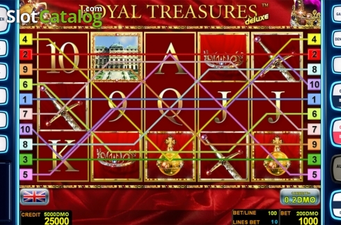 Οθόνη2. Royal Treasures Deluxe Κουλοχέρης