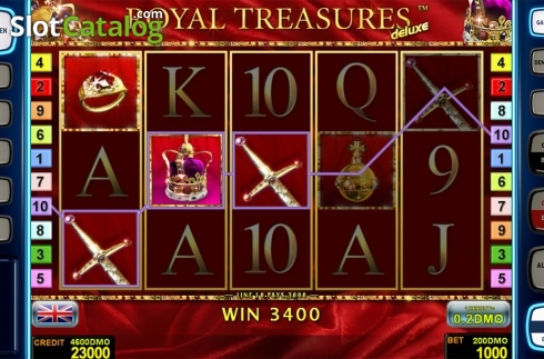 Οθόνη3. Royal Treasures Deluxe Κουλοχέρης