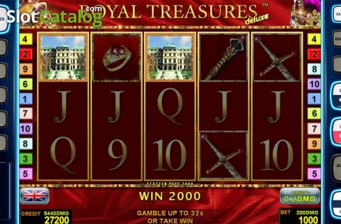 Οθόνη5. Royal Treasures Deluxe Κουλοχέρης