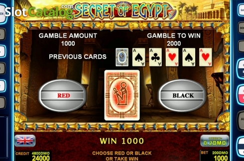 Οθόνη6. Secret Of Egypt Deluxe Κουλοχέρης 