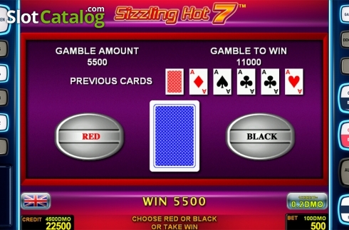 Οθόνη6. Sizzling Hot 7 Deluxe Κουλοχέρης