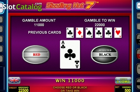 Οθόνη7. Sizzling Hot 7 Deluxe Κουλοχέρης