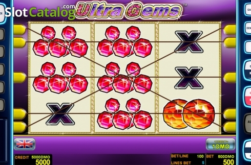 Οθόνη2. Ultra Gems Deluxe Κουλοχέρης