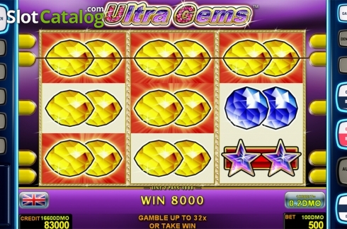 Οθόνη4. Ultra Gems Deluxe Κουλοχέρης