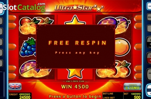 Οθόνη5. Ultra Star Deluxe Κουλοχέρης 