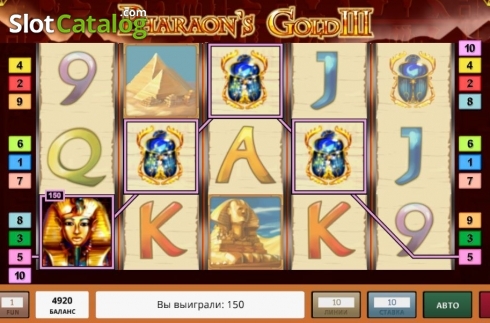 Οθόνη4. Pharaoh's Gold III Κουλοχέρης