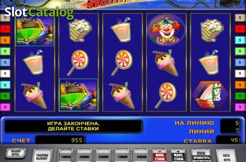 Οθόνη2. Roller Coaster (Novomatic) Κουλοχέρης