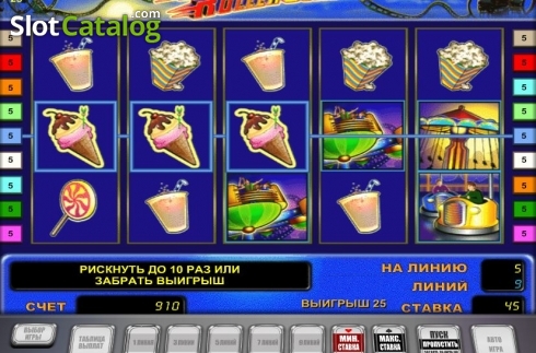 Οθόνη3. Roller Coaster (Novomatic) Κουλοχέρης