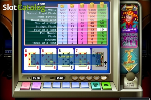 Οθόνη4. Sevens And Joker Wild Κουλοχέρης